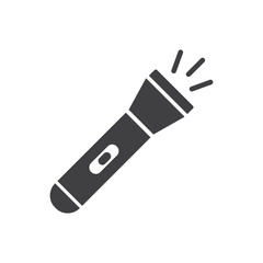 Flashlight vector icon. Flashlight flat sign design. Flashlight symbol pictogram. UX UI icon