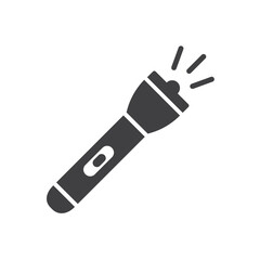 Flashlight vector icon. Flashlight flat sign design. Flashlight symbol pictogram. UX UI icon