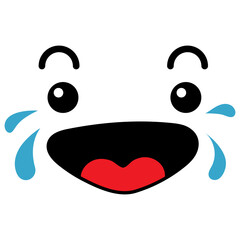 emotional smiley face,eye mood
