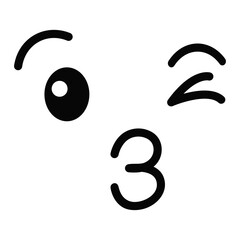 emotional smiley face,eye mood