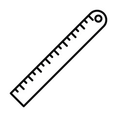 ruler icon, tool vector, measurement illustration