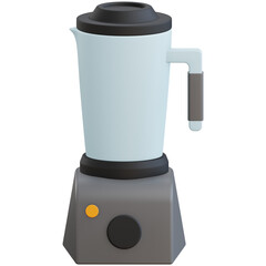 3D icon blender with transparent background