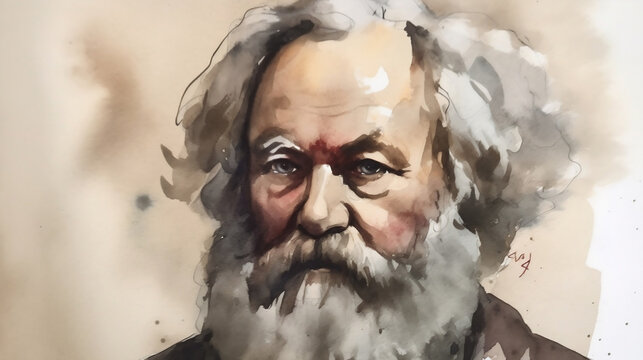 Karl Marx, Comunismo (generativo AI)