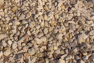 Texture or background of small stones