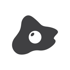 Fried egg icon. Fried egg vector sign design. Egg flat symbol pictogram. UX UI icon