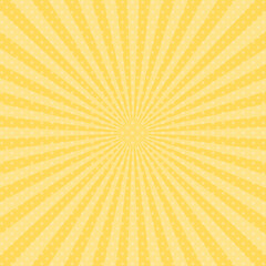 Obraz premium 集中線 シンプル 使いやすい 正方形 四角形 黄色 金色 オレンジ