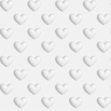 Heart shape pattern (Perfect seamless pattern)