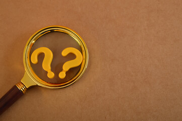 The concept of counseling for problems, solutions, and confusion is symbolized by a question mark...