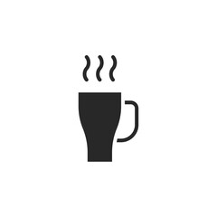 Coffee cup icon, isolated Coffee cup sign icon, vector illustration