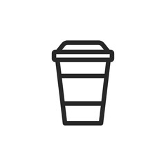 Coffee cup icon, isolated Coffee cup sign icon, vector illustration