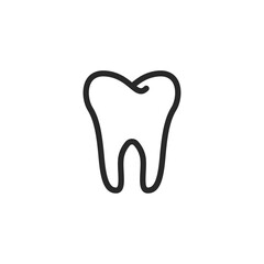 Dental icon, isolated Dental sign icon, vector illustration