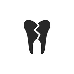 Dental icon, isolated Dental sign icon, vector illustration