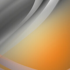 Orange gray gradient color bright beautiful abstract background with dark and light stains and smooth shadows. Delicate background or template for ad. Copy space layot. Diagonal lines.