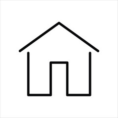 House vector icon. Home flat sign design. House symbol pictogram. Home icon. UX UI icon