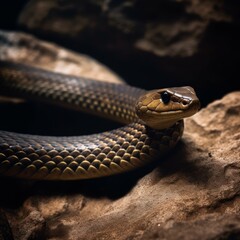 king cobra the world's most dangerous snake in the wild generative ai