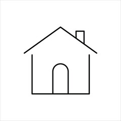 House vector icon. Home flat sign design. House symbol pictogram. Home icon. UX UI icon