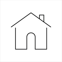 House vector icon. Home flat sign design. House symbol pictogram. Home icon. UX UI icon