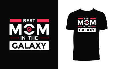 Mommy Typography T Shirt Design. 