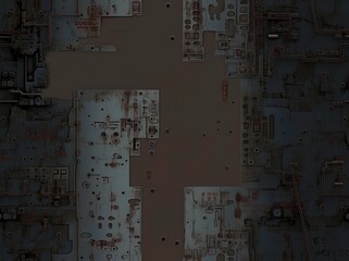 AI Generated Seamless Mech Panels