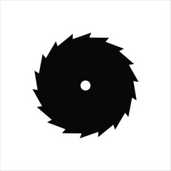 Industrial saw vector icon. Saw flat sign design. Saw symbol pictogram. UX UI icon