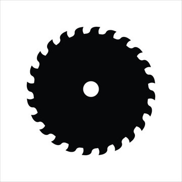 Industrial saw vector icon. Saw flat sign design. Saw symbol pictogram. UX UI icon