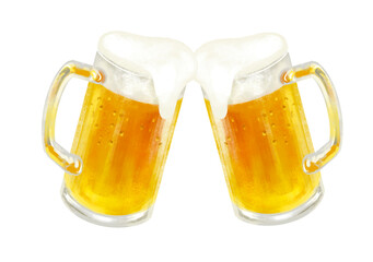ビール　生ビール　乾杯