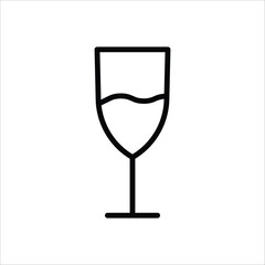 Juice icon. Cocktail vector icon. Juice flat sign design. Cocktail symbol pictogram. Cocktail icon. UX UI icon