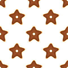 Pattern homemade cookie different taste in pastry biscuit