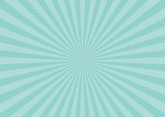 集中線　シンプル　使いやすい　横　横長　　青　緑　水色