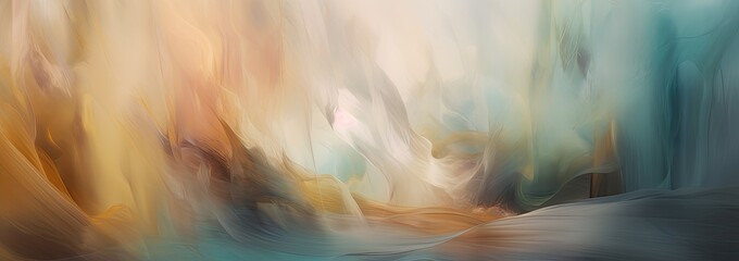 Abstract illustration soft pastel with glowing light and sun rays in light gray, amber, and more. Perfect as a background. Generative AI