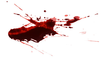 Blood drops cut out