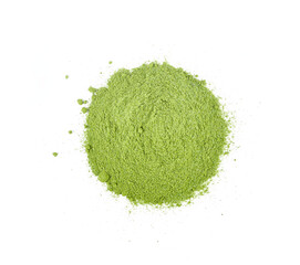 Green Tea powder  on   transparent png