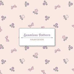 lovely flowers seamless pattern