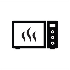 Microwave vector icon. Microwave flat sign design. Microwave symbol pictogram. UX UI icon