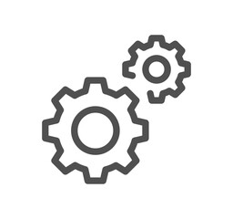 Engineering related icon outline and linear vector.