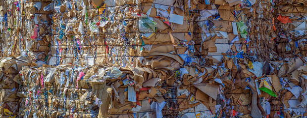 balles de déchets papier pour le recyclage