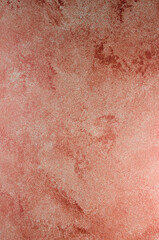 Blurred red background on a white background with metallic effect