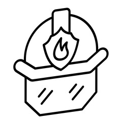 Firefighter Helmet Icon