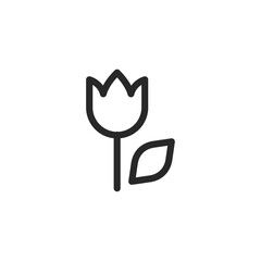 Flower icon, isolated Flower sign icon, vector illustration