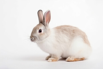 Fototapeta premium a rabbit on white background