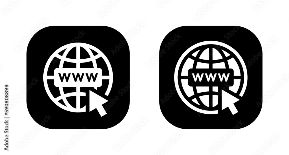 Poster website, web icon vector isolated on square background