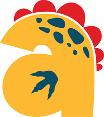 Dino Font Cute Alphabet Dinosaur Lowercase a