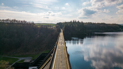 Naklejka premium bridge over the river