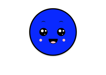 kawaii shape smiling