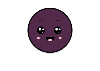 kawaii shape smiling