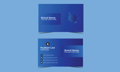 Creative and modern business card template
Modern professional business card Premium Vector