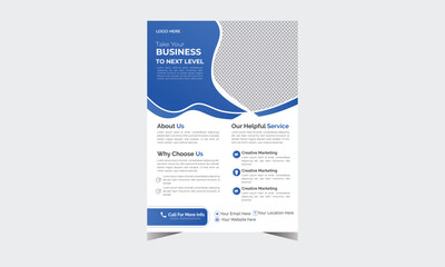 professional business card design with image holder
Modern and simple business card design