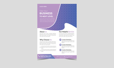 Corporate Flyer Layout
Creative Corporate & Business Flyer Brochure Template Design, abstract business flyer, vector template design. Brochure design, cover, annual report, poster