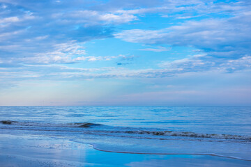 Morning sea and sky in South Carolina 