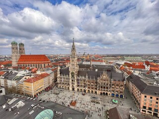 Fototapeta premium view of the old town Munich Germany 